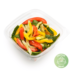 Салат со шпинатом и овощами - заказать веганское Симферополь