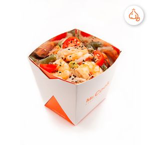 Лапша сливочная c морепродуктами - заказать wok Симферополь