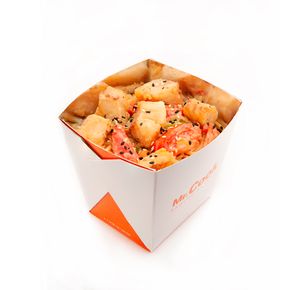 Лапша яичная с треской и овощами - заказать wok Симферополь