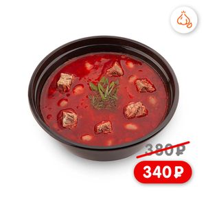 Борщ с салом - заказать супы Симферополь