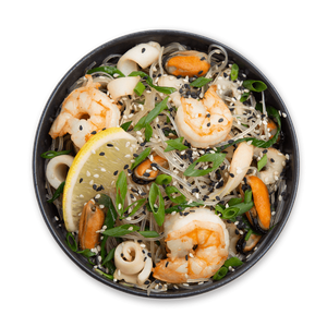 Фунчоза с морепродуктами - заказать лапша wok Феодосия