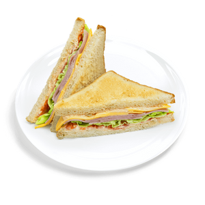 Сэндвич с ветчиной - заказать завтраки Феодосия