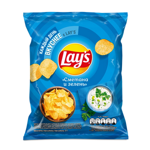 Lays сметана и зелень, 37г - заказать  Симферополь