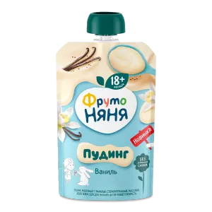 ФРУТОНЯНЯ Молочный пудинг 90г с ванилью - заказать пудинг Севастополь
