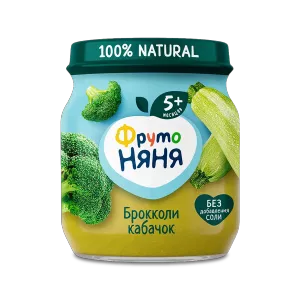 ФРУТОНЯНЯ Пюре 110г брокколи-кабачок - заказать пюре Севастополь