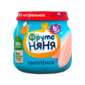 ФРУТОНЯНЯ Пюре 80г цыпленок - заказать пюре Севастополь