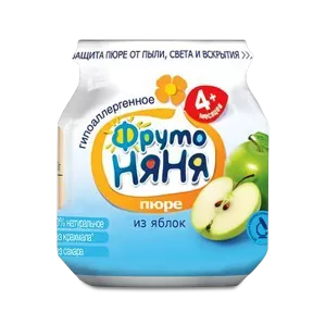 ФРУТОНЯНЯ Пюре 100г яблоко натуральное - заказать пюре Ялта