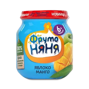 ФРУТОНЯНЯ Пюре 100г яблоко-манго - заказать пюре Севастополь