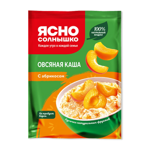 Ясно Солнышко Каша овсяная с абрикосом - заказать готовый завтрак Симферополь