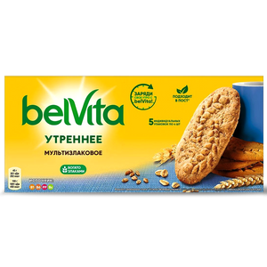 BelVita 225г витаминами,  злаками  утреннее печенье - заказать печенье Симферополь