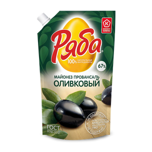 Майонез ТЗ Ряба Классический Оливковый 50,5% 350г - заказать соуса Симферополь