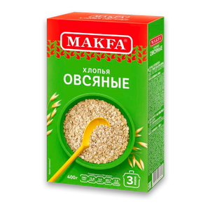 Хлопья овсяные Макфа 400г - заказать крупы Симферополь