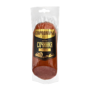 Сочинка колбаса п/к зернистая с сочной грудинкой, 300г СТАРДВОР - заказать колбаса Севастополь