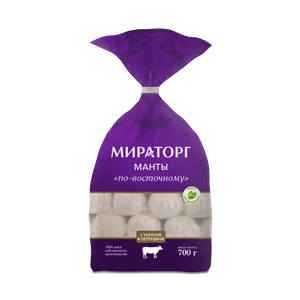 Манты По-восточному с/м, 700г Мираторг - заказать манты Симферополь