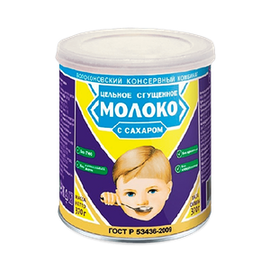 Молоко цельное сгущенное с сахаром МАЛЬЧИК, 370 г - заказать консервы Симферополь