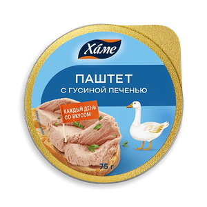 Паштет Hame с гусиной печенью, 75г - заказать консервы Симферополь