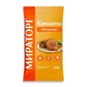 Котлеты «Нежные», 300г Мираторг - заказать котлеты Симферополь