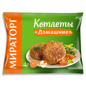 Котлеты домашние, 420г Мираторг - заказать котлеты Симферополь