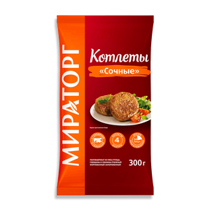 Котлеты «Сочные», 300г Мираторг - заказать котлеты Симферополь