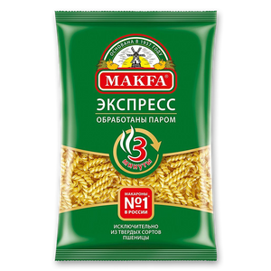 Макароны Макфа спиральки экспресс 400г - заказать макаронные изделия Симферополь