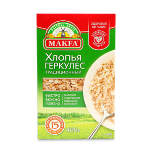 Геркулес Традиционный Макфа 400г - заказать крупы Симферополь