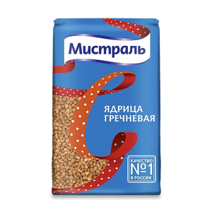 Гречка Мистраль ядрица 900г - заказать крупы Симферополь