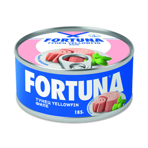 Тунец FORTUNA филе в собственном соку 185г - заказать консервы Ялта