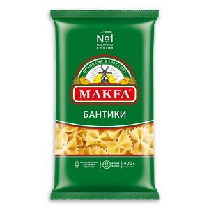 Макаронные изделия Makfa бантики 450 г - заказать макаронные изделия Симферополь