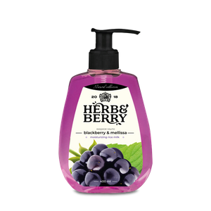 Herb & Berry жидкое мыло 400 мл Ежевика & Мелисса, флакон - заказать мыло Симферополь
