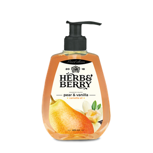 Herb & Berry жидкое мыло 400 мл Экзотическая груша & Ваниль, флакон - заказать мыло Симферополь