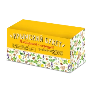 Чай. напиток "Имбирный с корицей" 50г*20шт ТМ Крымский букет - заказать чай Симферополь