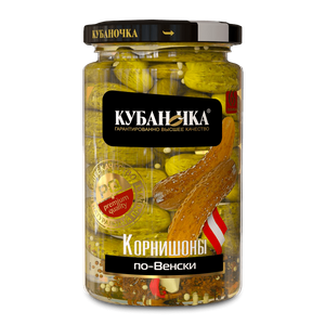 Корнишоны по-венски 360г - заказать консервы Симферополь