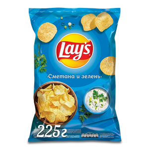 Lays сметана и зелень, 225г - заказать  Симферополь