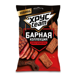 Хруст team барные стейк и перец, 70г - заказать  Севастополь