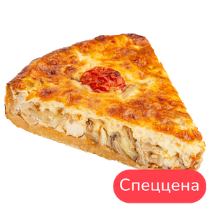 Киш с курицей и грибами - заказать вторые блюда Севастополь