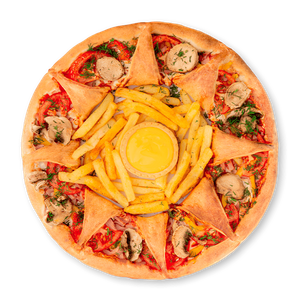 Пицца с фри - заказать  Ялта