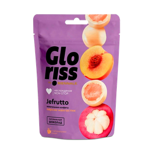 Жевательный конфеты Gloriss Jefrutto персик-мангостин - заказать конфеты Симферополь