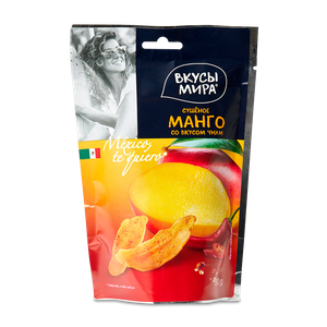 Манго сушеное со вкусом чили Вкусы мира - заказать  Симферополь