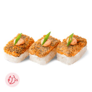 Капкейк с лососем темпура 150г/3шт - заказать темпура Симферополь