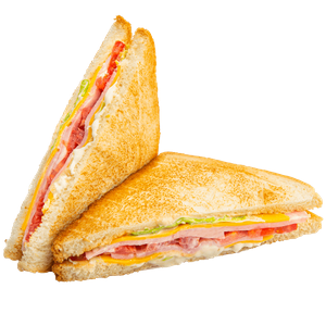 Сэндвич с ветчиной - заказать завтраки Феодосия